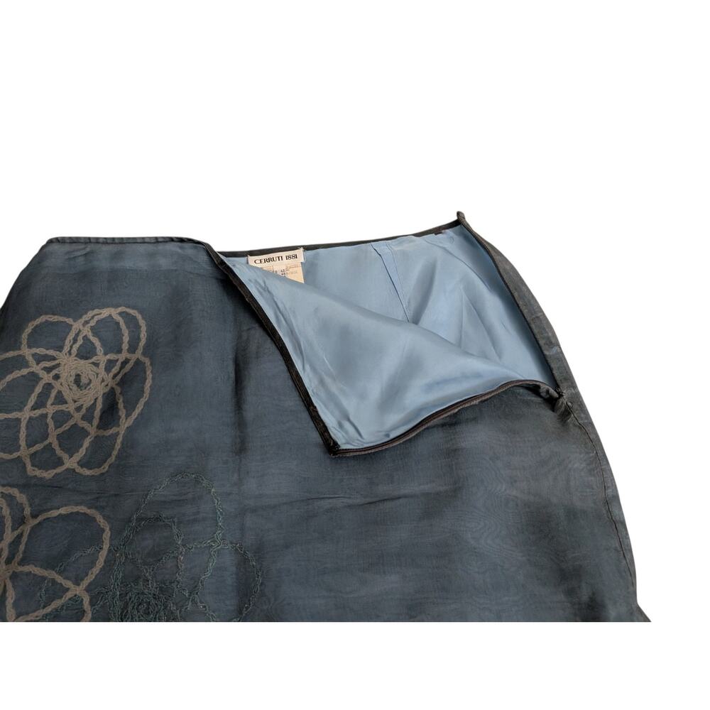 Cerruti 1881 Vintage Silk Skirt - Picture 5 of 13